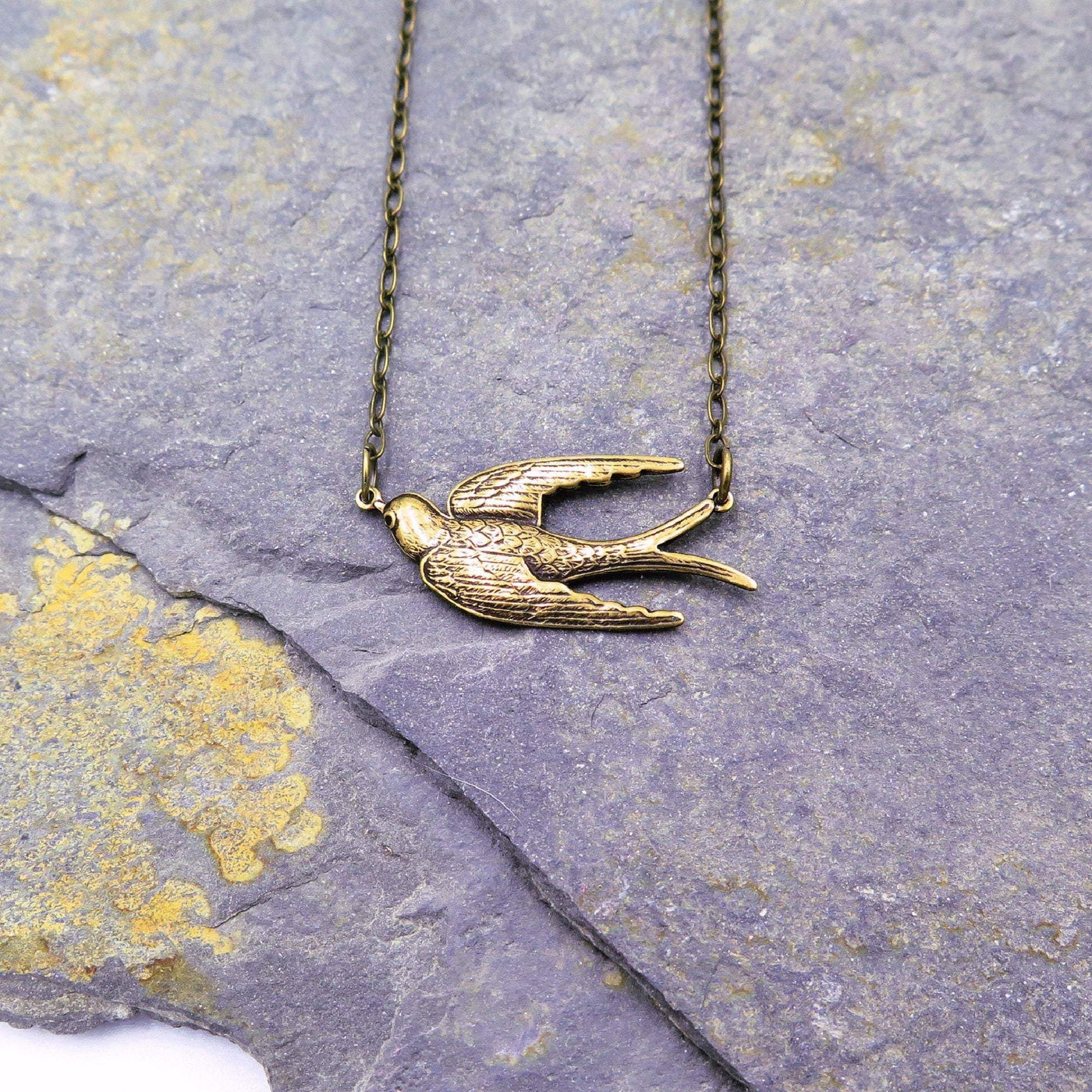 The Swallow Bird Necklace - Lauren Blythe Designs