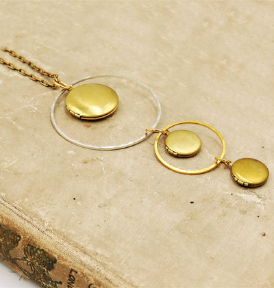 Modern Trio of Lockets