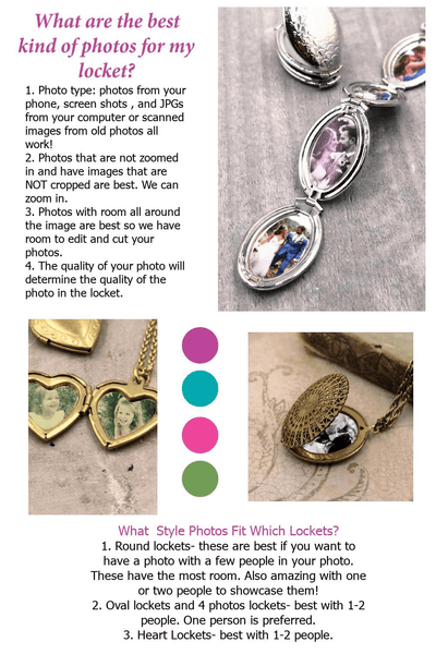 Round Four Photo Locket