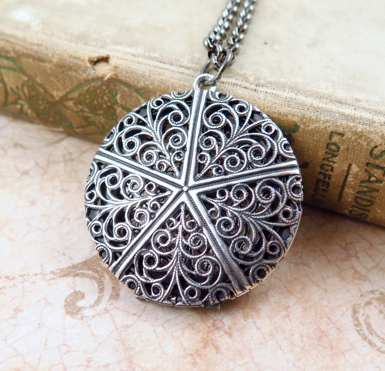 Vintage Filigree Locket